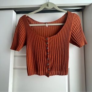 Free people crop sweater